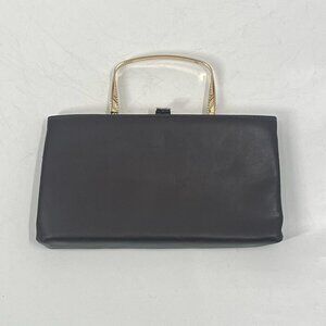 Ande Vintage 60s Purse Clutch Mid Century Modern Structured Timeless Minimialist